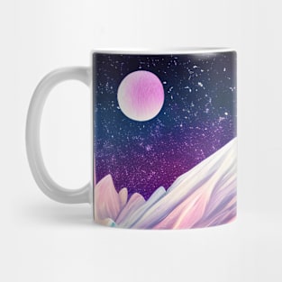 Colourful mountain landscape Mug